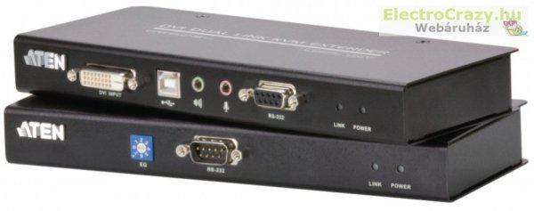 DVI / USB / Audio Cat5 Töltőanyag 60 m