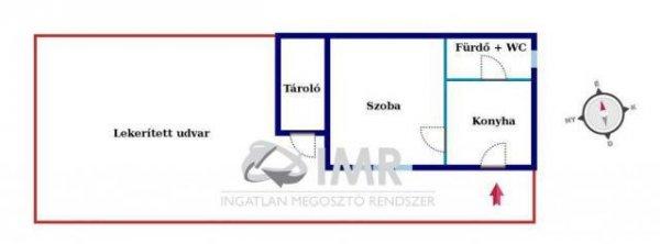 Elad%F3+35+nm-es+H%E1zr%E9sz+Budapest+XVIII.+ker%FClet+Leker%EDtett+ke