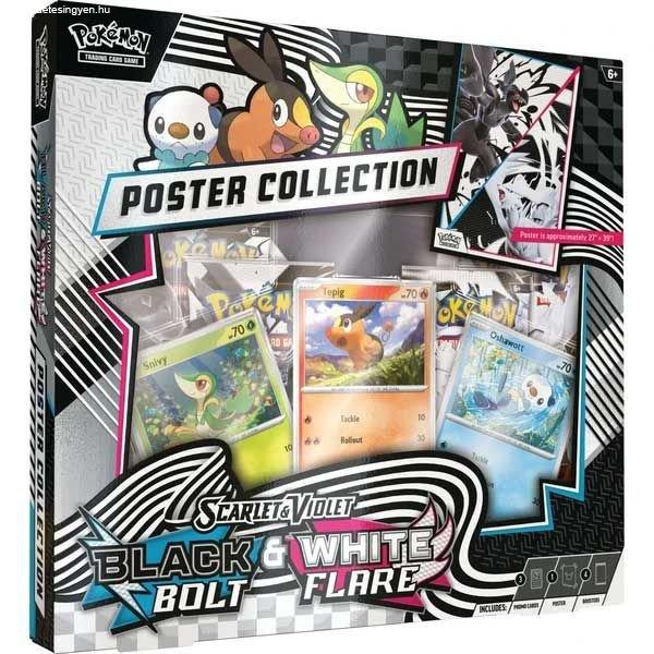 K%E1rtyaj%E1t%E9k+Pok%E9mon+TCG%3A+Scarlet+%26+Violet+Bolt+%26+White+Flare+Unova+Poster+Collection+%28Pok%E9mon%29